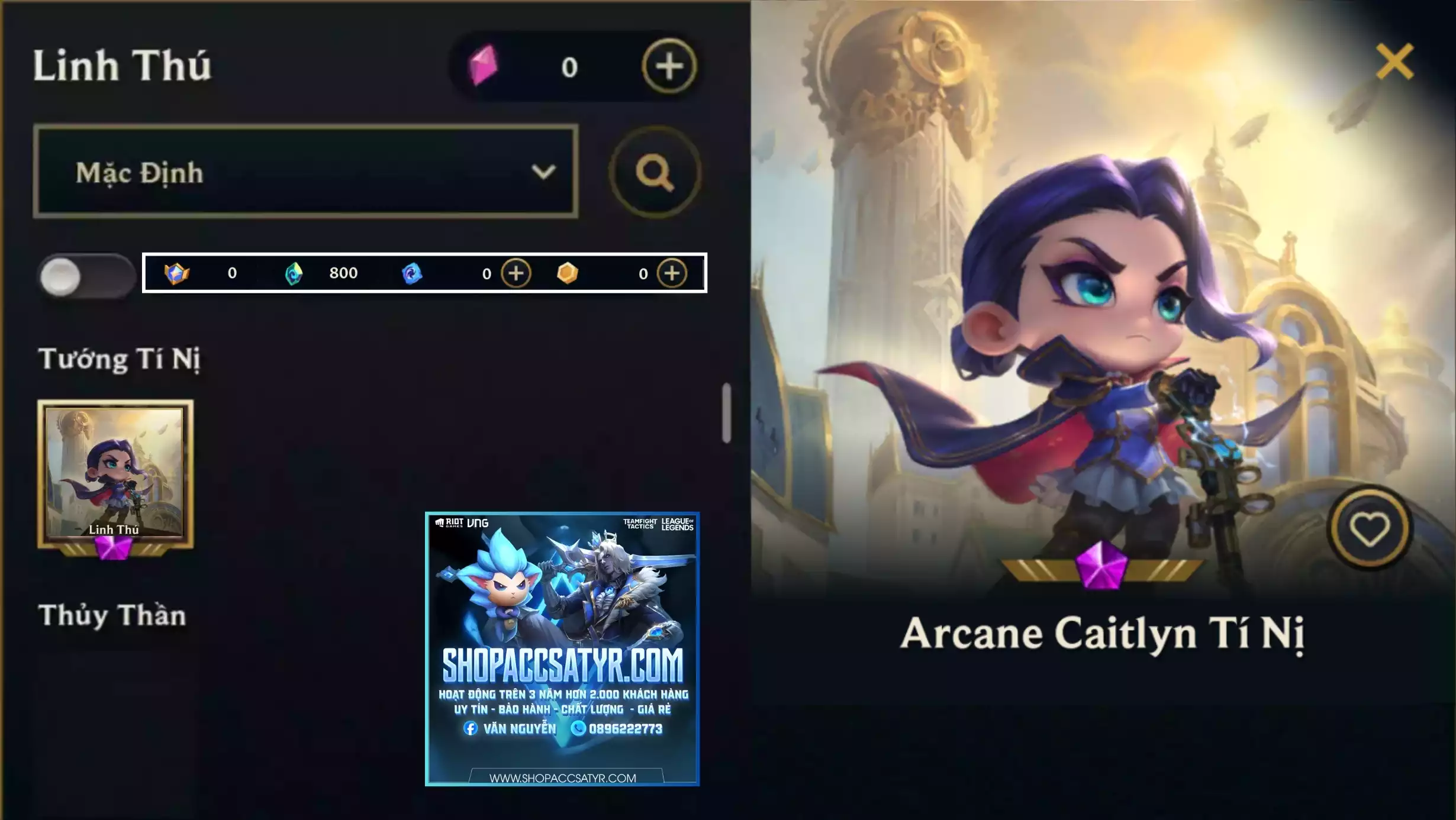 ARCANE CAITLYN TÍ NỊ